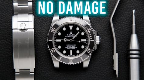 remove rolex watch band.